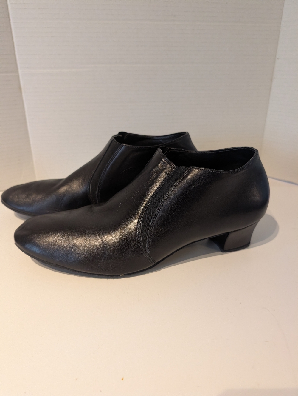 Supadance 7000 Black Leather Dance Shoes Sz. UK 12 Wide